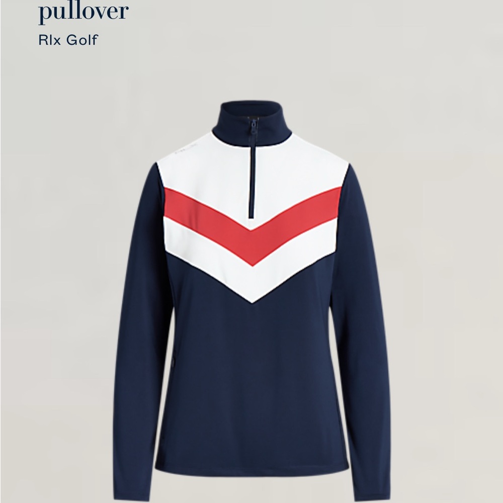 Ralph Lauren RLX Power stretch-crkt 1/4 zip long sleeve pullover
